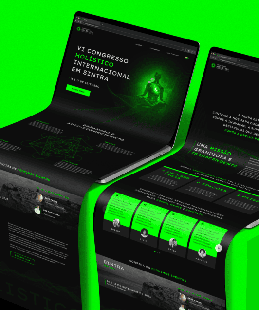 Redesign Website Congresso Holístico